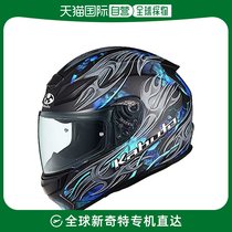 (JAPAN DIRECT MAIL) OGK KABUTO MOTORCYCLE HELMET SHUMA FLAME MATT BLACK BLUE XL (61-6