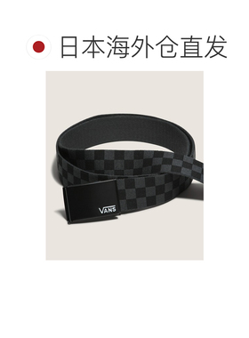 日本直邮VANS 男女同款 棋盘格印花织带腰带 VN0A【付后1h可退】
