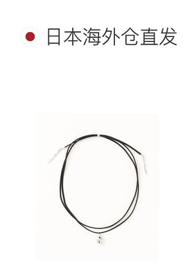 1h可退 日本直邮voov 女士金属装饰绒面绳项链 1056080542吊坠