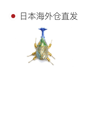 日本直邮九谷烧礼品包装甲虫 九谷泻湖 Taka Satoshi 陈设品 泡桐