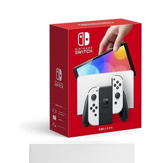 Japanese direct mail Nintendo Nintendo switch NS OLED screen 7-inch red and blue/white handle host