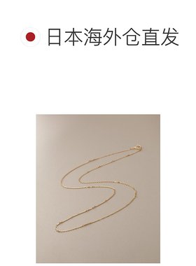 日潮跑腿COCOSHNIK K18 Fresco 细链子扁平链项链 405-36650