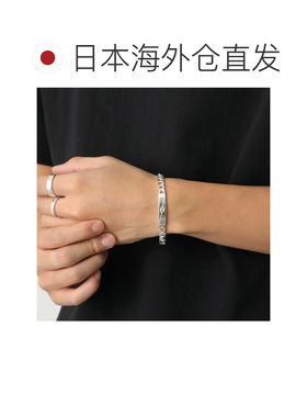 日本直邮GUCCI 男士斜跨互扣式双G手链774054 J8400 8106/银