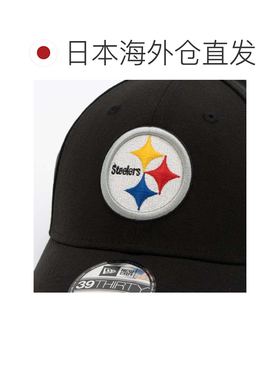 日本直邮NEW ERA 3930 NFL 匹兹堡钢人队 黑色帽子