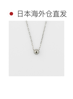 日本直邮日潮 agete 阿卡朵 白金钻石项链（0.1克拉） 白色 均码