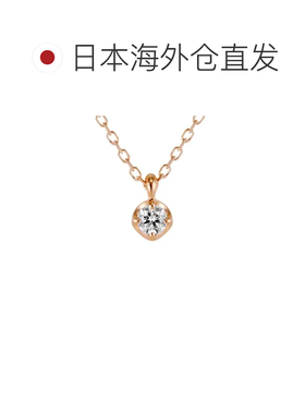 日本直邮K10 粉色黄金项链 4℃（ヨンドシー）配饰 腕表