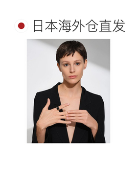 日本直邮TOMWOOD 蓝色鹰眼银质标志戒指 100306M