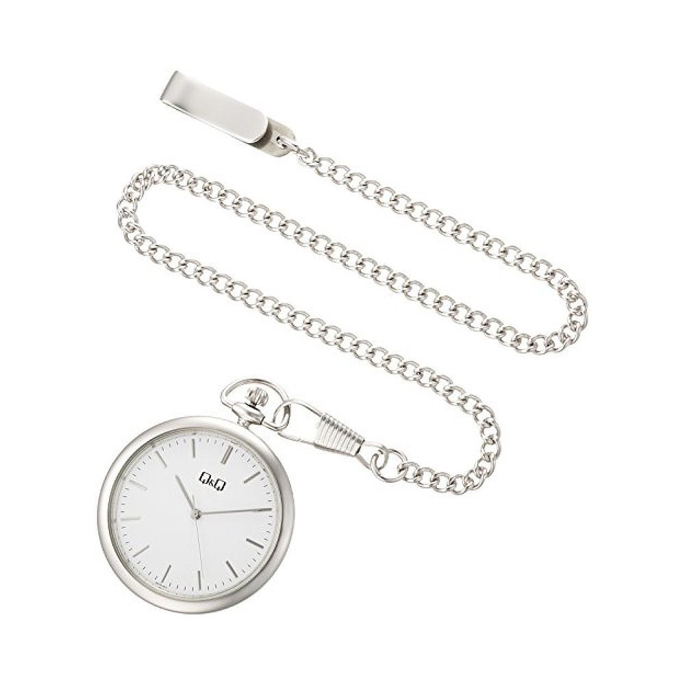 天猫国际日本直购日本直邮Citizen西铁城怀表Q&Q链条式潮流经典百搭女士怀表白色0