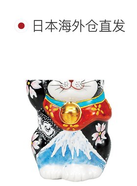 日本直邮九谷烧 No.4 白富士招财猫 吉祥物
