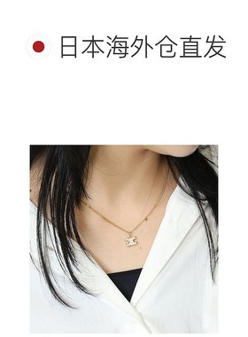 日本直邮CELINE“Triomphe 水钻项链”金色饰面黄铜和水晶无镍（4