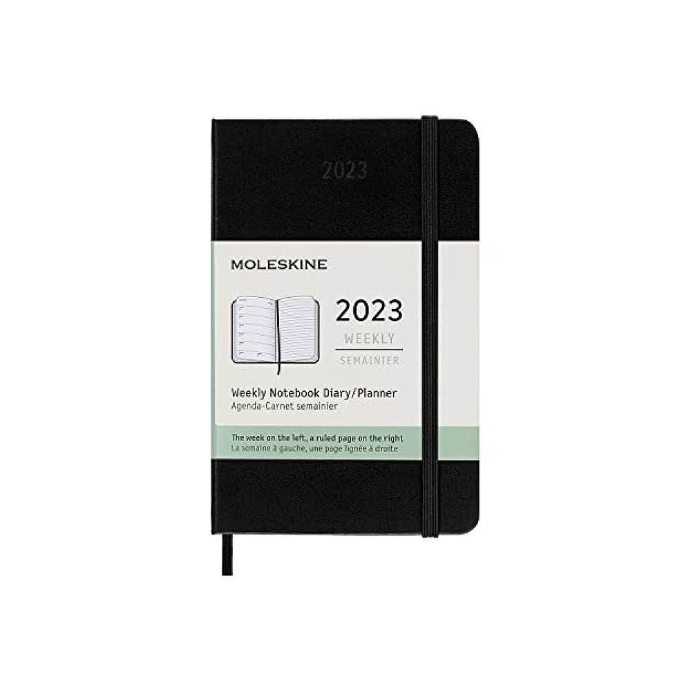 【日本直邮】Moleskine 手账 2023年1月始 12个月 黑色 DHB12WN2Y - 图0