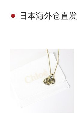 日本直邮Chloe 花形项链 CHC24AFO62CH5 女士水晶装饰黄铜配饰