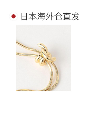 日本直邮green label relaxing 扭曲图案 蛇形 领结项链精致配饰