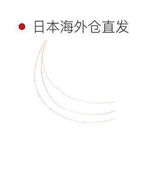 1h可退 日本直邮GLOBAL WORK 女士 不锈钢三连项链 572438