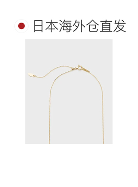 日本直邮NOJESS 女士K10金链项链 可调节长度 搭配各种风格 30234