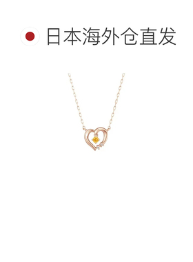 日本直邮【11 月诞生石】K10 玫瑰金项链 4℃