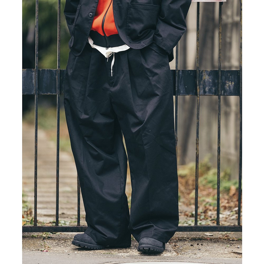 1h可退 日本直邮RED KAP 男士2褶宽松阔腿工装裤 1043311600063新 - 图2