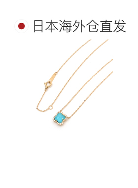日潮跑腿vendome K18YG 绿松石花朵项链 (M) 绿松石蓝色 40cm AGV