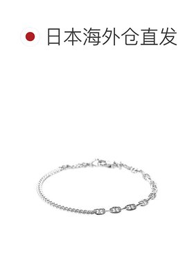 日本直邮Tom Wood 男女通用手链 Lou 手链7.0 英寸101202银色配饰