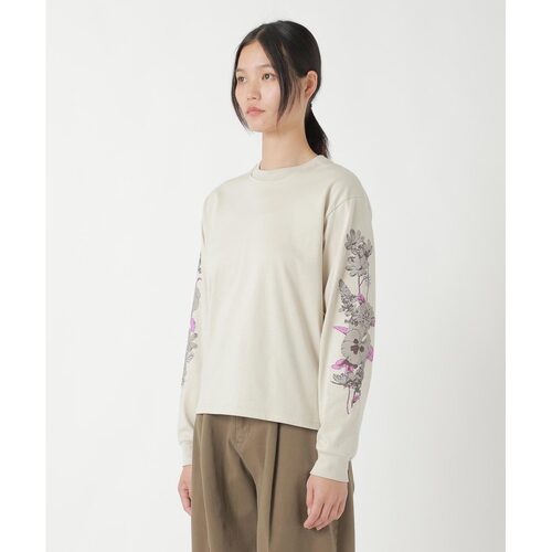 日本直邮ZUCCA 女装 长袖花朵印花T恤 ZU63JJ971 【付后1h可退】 - 图3