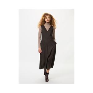 日本直邮Uniqlo 无 长款刷纹针织连衣裙 482060优衣库