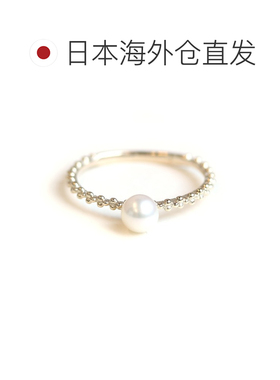 1h可退 日本直邮cui-cui K10YG 黄金珍珠戒指 淡水珍珠设计 戒指0