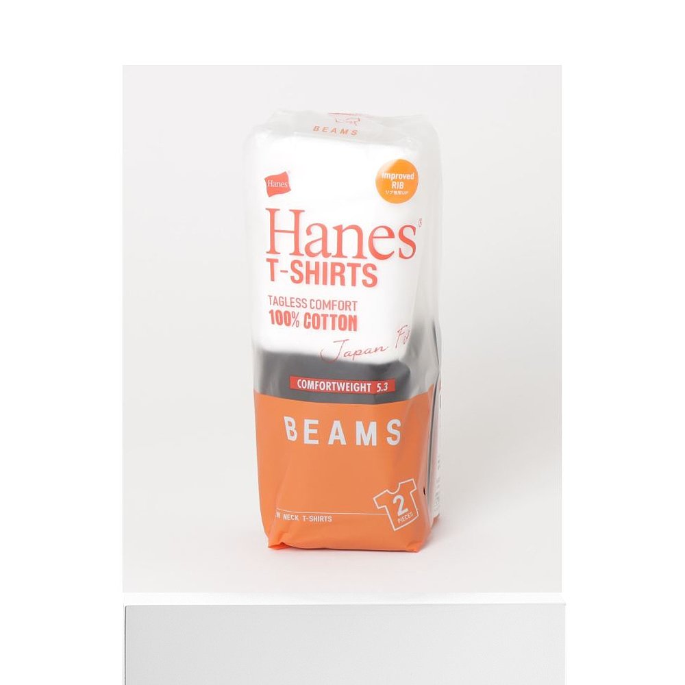 日本直邮HANES Hanes × BEAMS 男士日本版2件装T恤 纯棉 舒适透 - 图3