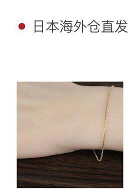日本直邮(263586) 18k 金手链 纯金属 威尼斯链 简约 男女皆宜 多