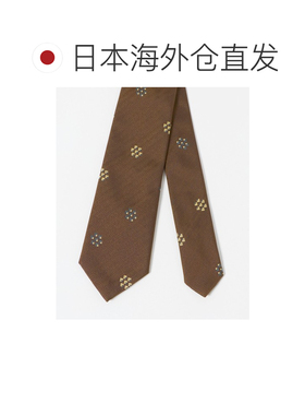 日本直邮UNITED ARROWS 男士 真丝方格纹领带 133【付后1h可退】