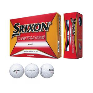 【日本直邮】DUNLOP 高尔夫球SRIXON DISTANCE 2018型号 白色 一