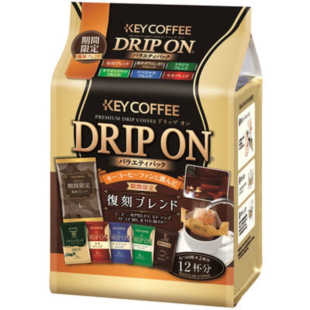 日本直邮Key coffee挂耳式混合装咖啡12杯 - 图2