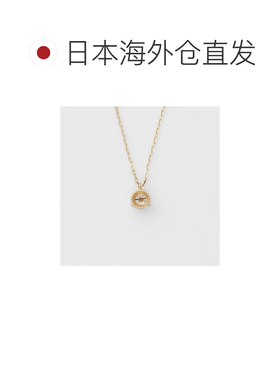 日本直邮日潮 agete 阿卡朵 K18钻石项链（0.15ct）新款礼物精致