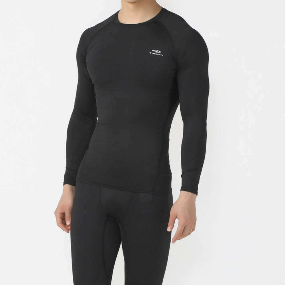 日本直邮TIGORA 男士长袖压缩内衣上下套装 训练服速干,淘宝优惠券,粉丝福利购,淘宝优惠卷