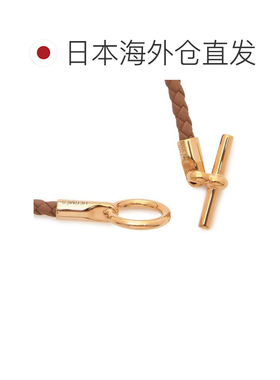 日本直邮Hermes 爱马仕女士手镯 H071681 FO 37 金棕色