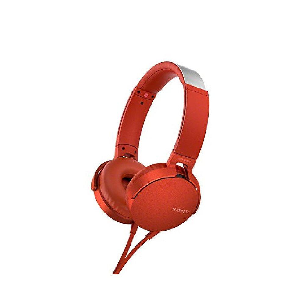【日本直邮】索尼sonymdrxb550ap/r有线头戴式耳机耳麦音乐游戏橘