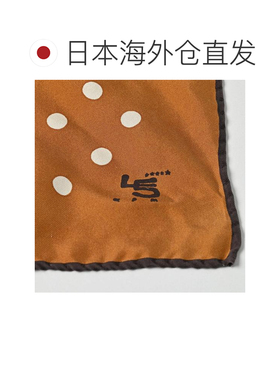 日本直邮45R 丝绸排列圆点大方巾真丝头巾围巾 【付后1h可退】