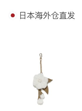 1h可退 日本直邮SNIDEL 女装 可爱毛绒花朵流苏吊坠 可调节包包挂