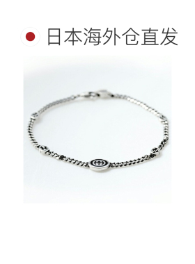 日本直邮GUCCI 古驰 手链 男士 品牌 GUCCI 互锁 G 链条 925 银 6