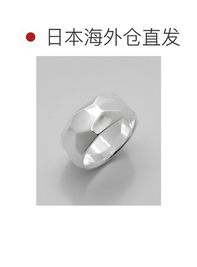 1h可退 日本直邮MAISON SPECIAL 男女同款 真鍮 宽版锤目纹理戒指