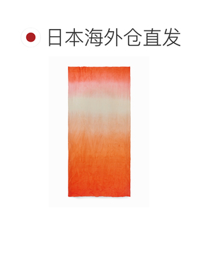 日本直邮Desigual 24SAWA30 Desigual 渐变矩形褶皱披肩（橙色）