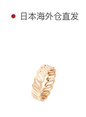 日潮跑腿COCOSHNIK 链条图案镂空戒指 12复古