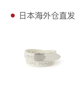 日本直邮JUN&ROPE' 男士打孔Logo自动扣腰带 2025【付后1h可退】