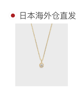日本直邮NOJESS 女士 K10黄金钻石项链 小皇冠隐藏设计 302541160