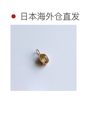 1h可退 日本直邮cui-cui 彩宝 椭圆 charm K10YG 绿松石 free 783