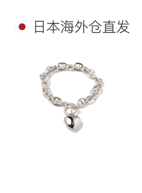 1h可退 日本直邮Ray BEAMS 女士海洋链条心形吊坠手链 时尚潮流配