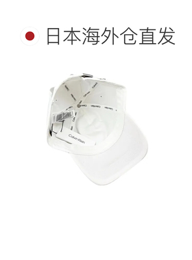日本直邮Calvin Klein 印花棒球帽 纯棉 中性款 白色