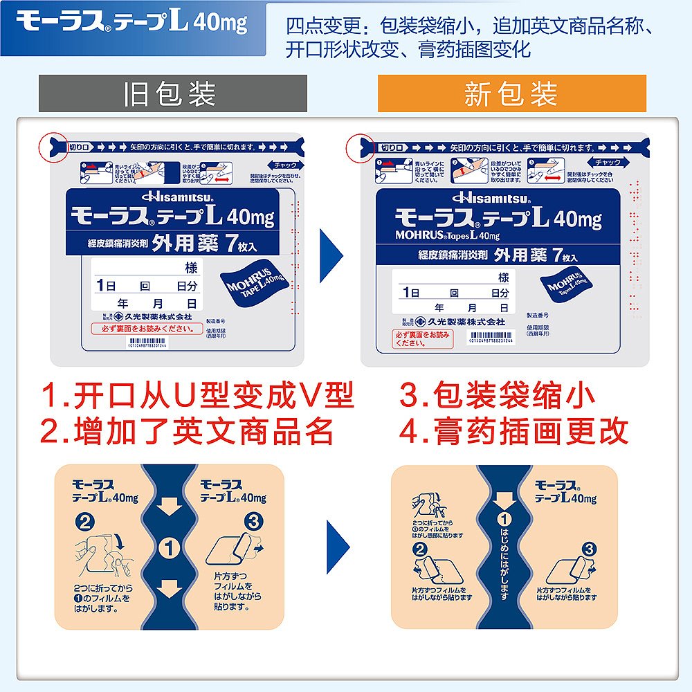 日本直邮Hisamitsu药品膏贴久光膏药贴久光贴止痛镇痛膏药7枚 - 图3