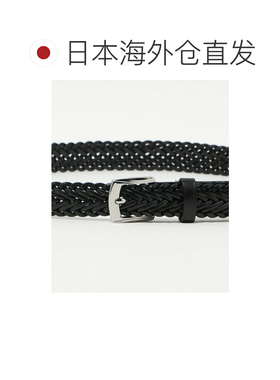 UNITED ARROWS green label relaxing 皮革网眼腰带25毫米