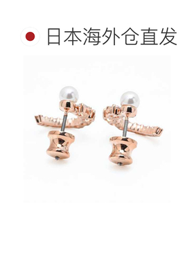 日本直邮Swarovski 施华洛世奇耳环 Matrix 矩阵 环形耳环 水晶珍