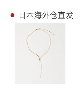 日本直邮green label relaxing 女士 波浪造型项链 设计感金属配